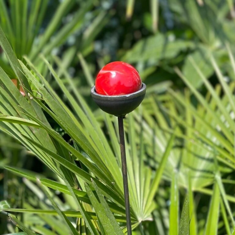5061098720800 1 Medium Marble Suncatcher Garden Stake Ornament Red Beard.jpg
